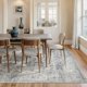 thumbnail image 3 of Alfombra Bloom Rugs 183 cm x 274 cm Lavable Antideslizante Marfil/Azul, 3 of 9
