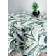 thumbnail image 2 of Mantel redondo impermeable con diseño de hojas, 2 of 2