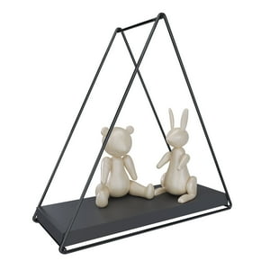 Vekka Home - Repisa Triangular Total Black 25X10X25Cm