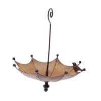 Magideal - Paraguas Comedero Para Pájaros, Cuenco Colgante Para Comida De Pájaros, Bandeja De Agua Para Baño De Pájaros, Decoración De Jardín Para Césped Al Aire