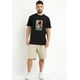 thumbnail image 3 of Polera Jersey Estampada Cuello Redondo Negro negro 5XL, 3 of 4
