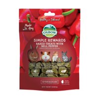 Pimiento Horneado Treats Oxbow Simple Rewards Para Conejo, 85 G