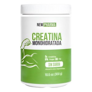 Newpharma - Creatina Monohidratada 300G New Pharma Sin Sabor Sin Sabor