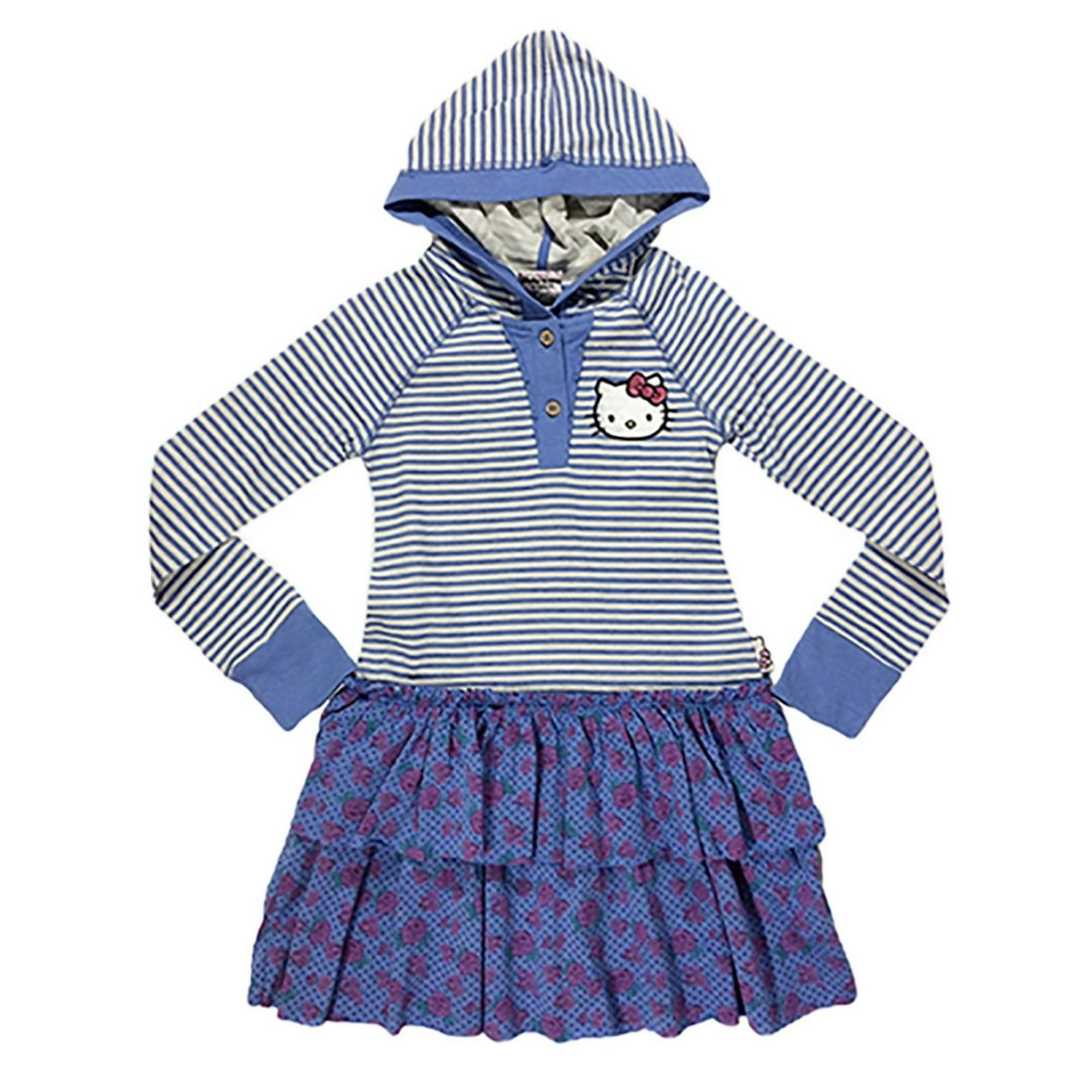 Vestido Niña Hello Kitty Azul 4