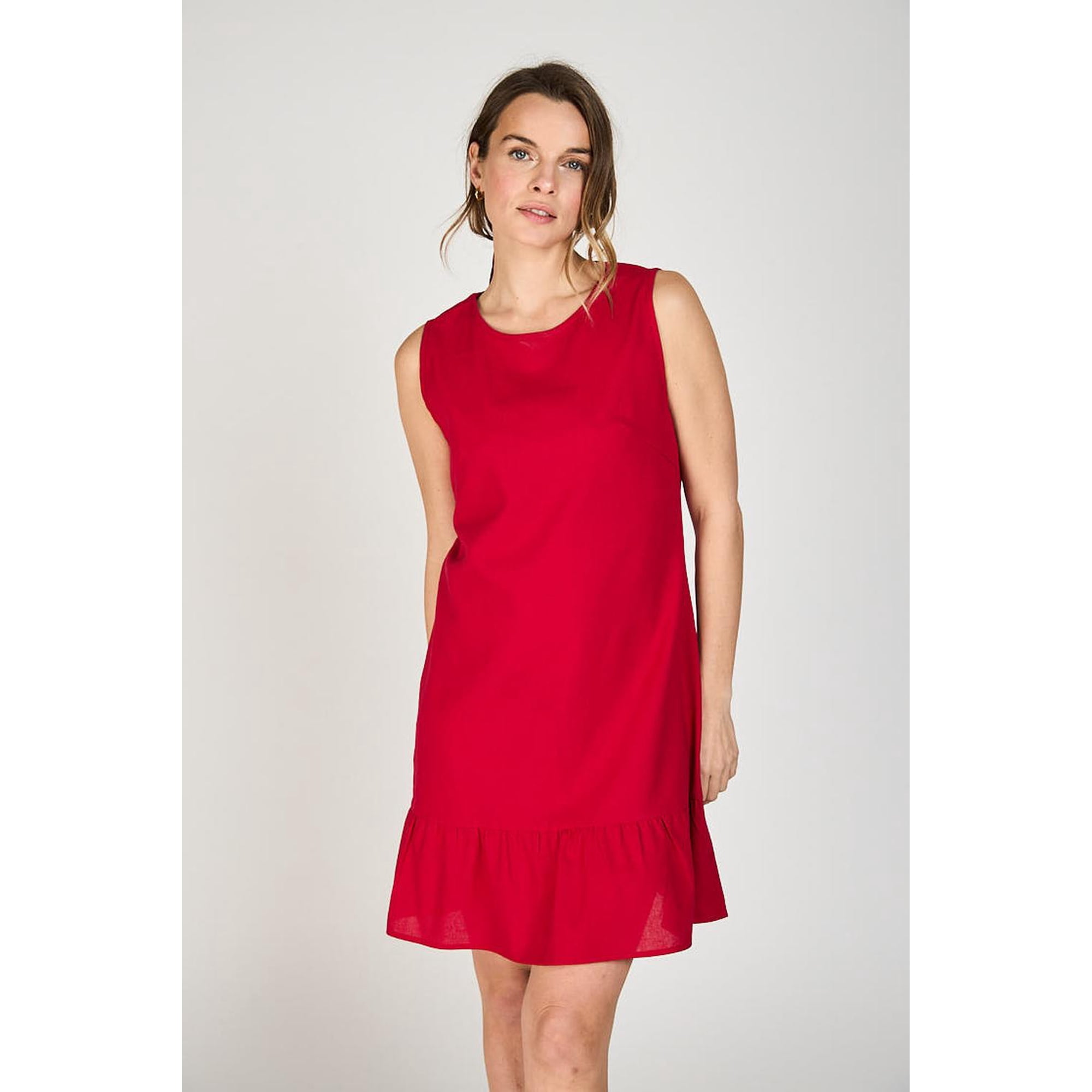 Vestido Evasé Isabel Eclipse Rojo S