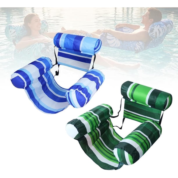Silla flotante piscina hinchable tumbona asiento respaldo playa lago