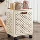 thumbnail image 2 of Cesta Organizadora De Ropa Plegable Con Ruedas Y Asas, 2 of 5
