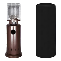 Erux - Estufa De Patio Baja A Gas Bronce / Interior Exterior