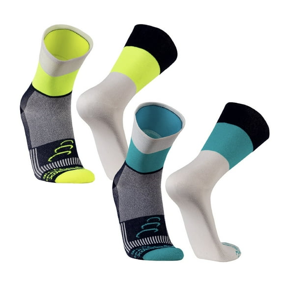 Calcetines ligeros de running ciclismo maraton tenis pádel de compresión para hombre y mujer