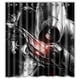 thumbnail image 1 of Cortina de ducha de Assassin's Creed, juego de cortina de baño con ganchos, tamaño 66 x 72 pulgadas, 1 of 3