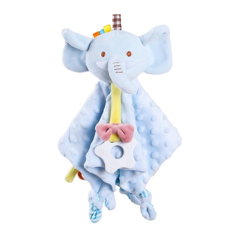 Bothyi - Manta De Seguridad Para Bebé Con Etiquetas, Juguete Encantador Para Niñas, Niños Recién Nacidos, Elefante