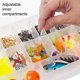 thumbnail image 5 of Caja de herramientas de almacenamiento Wakeman Outdoors, organizadora duradera, rosa, 5 of 8