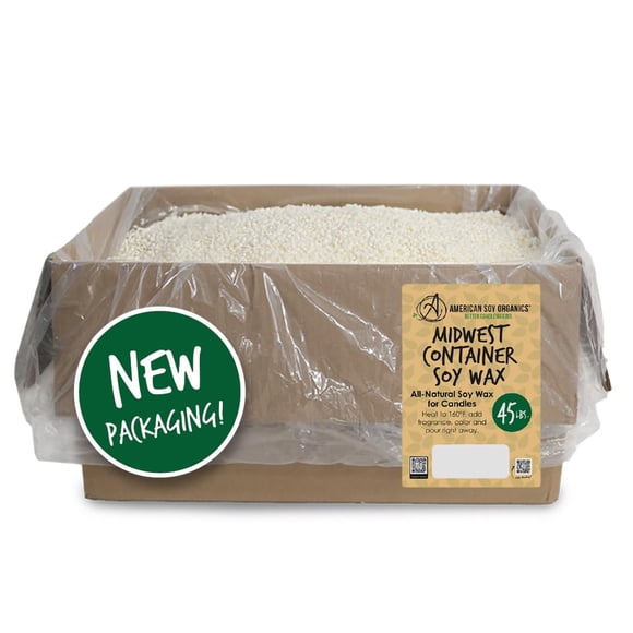 Perlas de cera de soja American Soy Organics para hacer velas, 20 kg