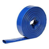 Genérico - Manguera Plana Layflat 2 Pulgadas 4 Bar Rollo 50 Metros Azul