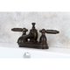 thumbnail image 2 of Grifo de baño Kingston Brass KS7005GL de 4" tipo centerset, bronce aceitado, 2 of 5