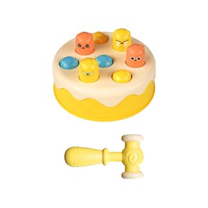 Magideal - Juego De Hámster Whack A, Juguete Interactivo, Mano De Obra Fina, Juguetes Educativos Para El Desarrollo Temprano Para Niños O Niñas De 3, 4, 5, 6 Y 7 Amarillo