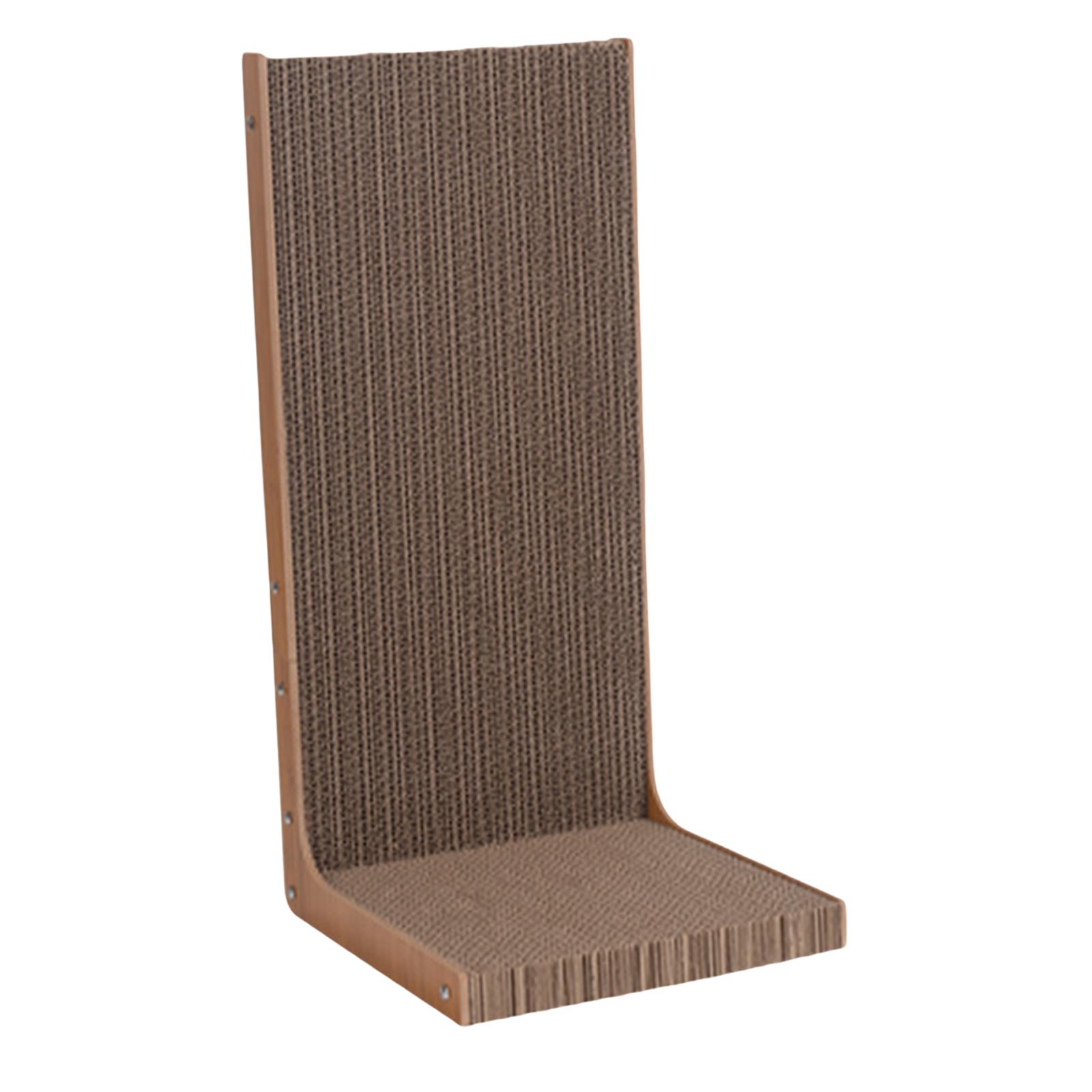 Magideal - Cartón De Rasguño De Gatos, Tabla De Rascar De Gato, Forma L, Papel Corrugado, Almohadilla De Rasguño De Gato Para La Protección De La Pared Y El Sofá 50Cmx25Cmx23.5Cm