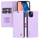 thumbnail image 5 of Funda Billetera de Cuero para iPhone 15 con Tarjetero y Soporte - Tapa Magnética Morado, 5 of 6