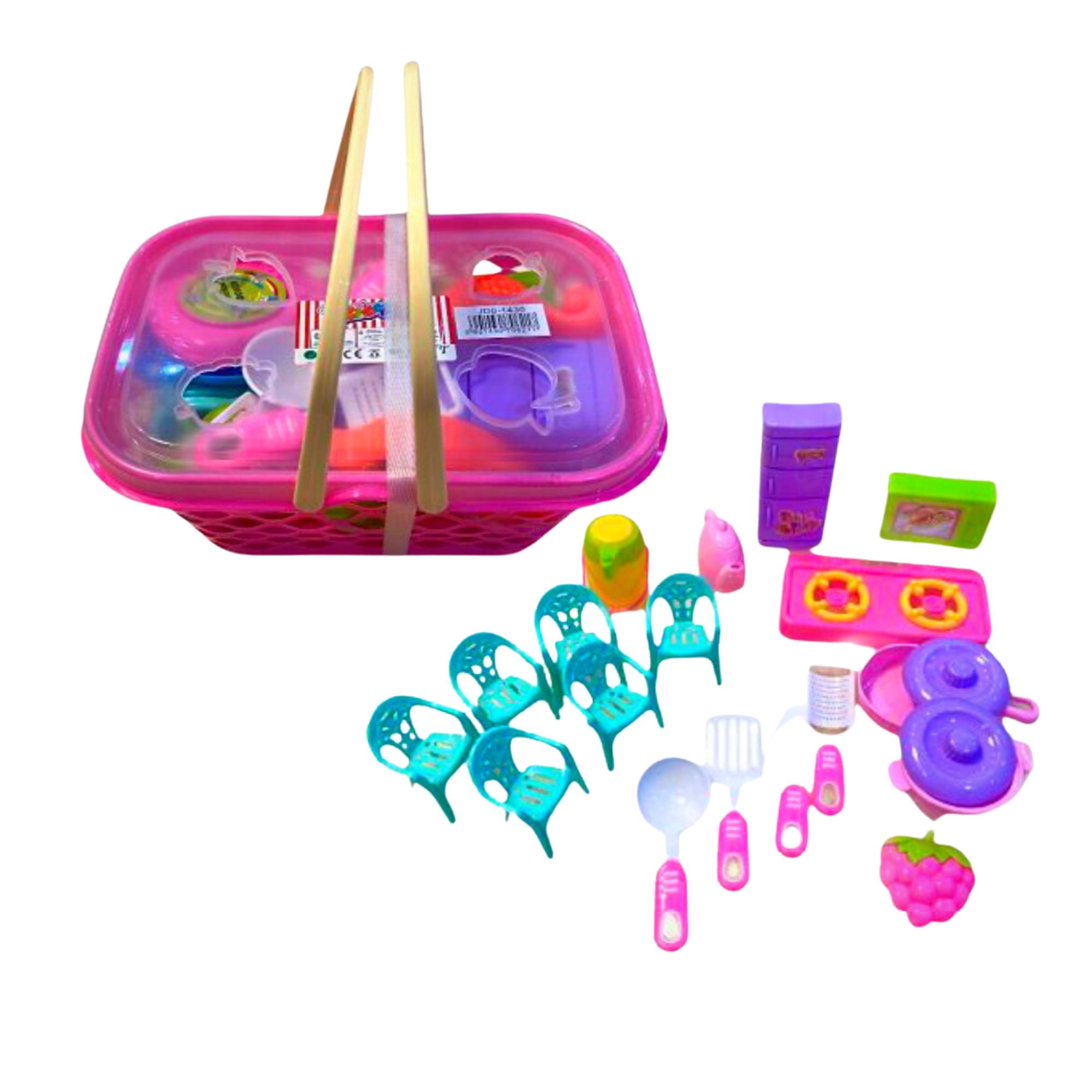 Ekol Táctica Militar - Set Juego Canasta Utencilios De Cocina Cesta Juguetes
