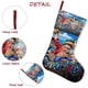 thumbnail image 5 of One Piece Tema: Calcetines de Navidad, fino lino blanco para colgar en escaleras y chimenea, decoración navideña para el hogar, regalo de Navidad. 45cm × 32cm, 5 of 5