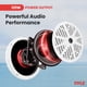 thumbnail image 5 of Set de altavoces con receptor de radio marino Pyle PLMRKT38W con Bluetooth, 5 of 7