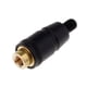 thumbnail image 1 of Conector De Red De Aterrizaje Para Pesca, Cabeza De Tornillo, Varilla De Red, Adaptador De Liberación Rápida, Color Negro, 1 of 5