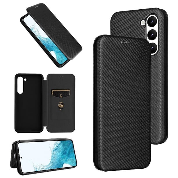 Funda Flip para FOXDOCK Samsung Galaxy S23 - Funda magnética de negocios, funda protectora delgada