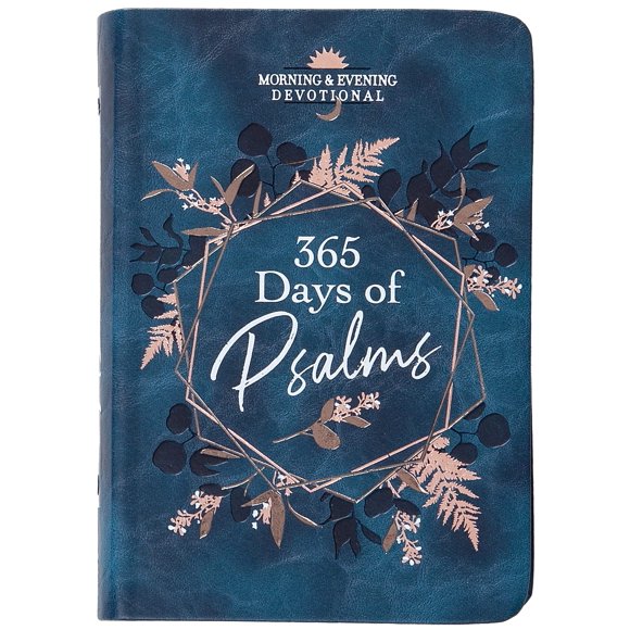 Libro 365 días de salmos, devocional matutino y vespertino