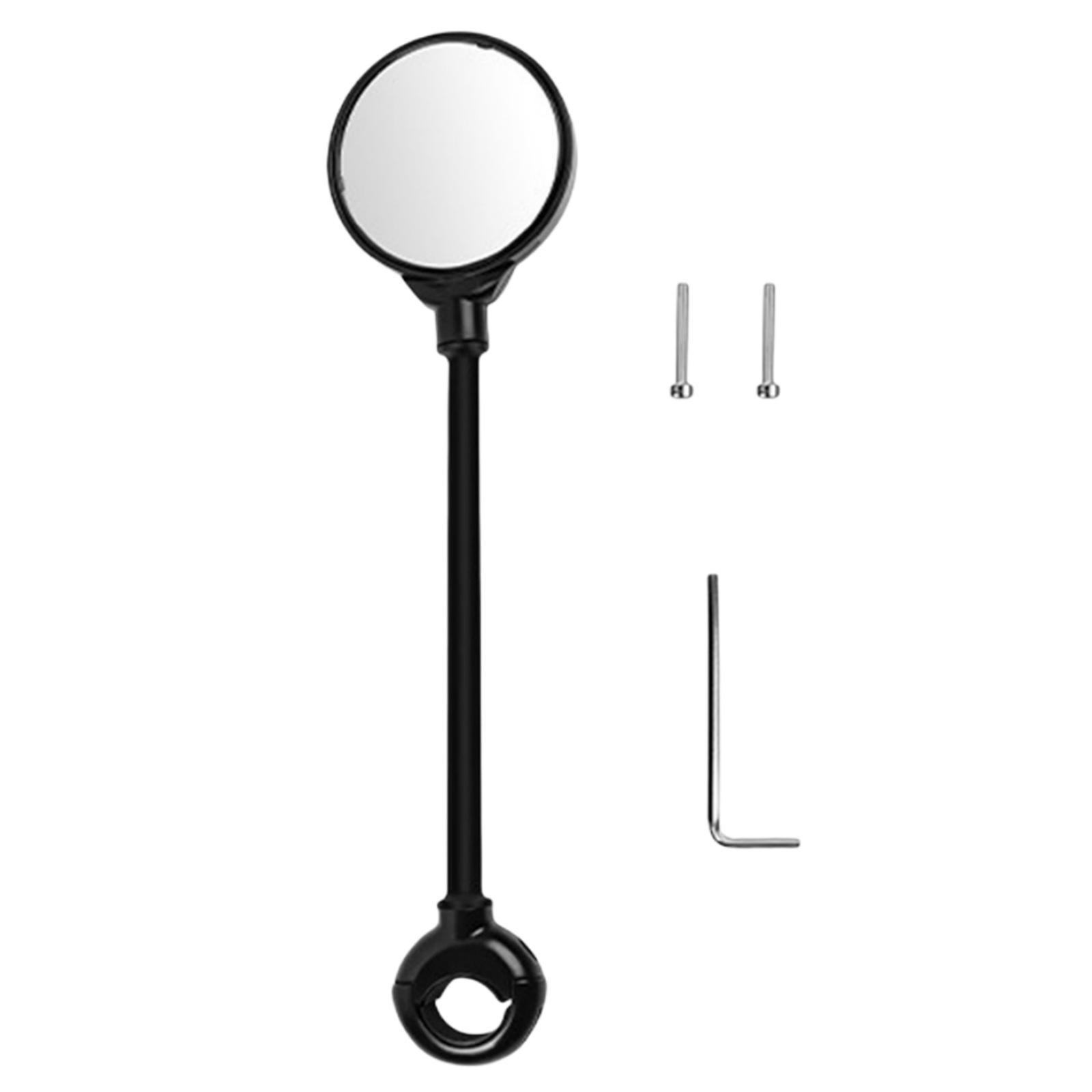 Ioensy - Espejo Retrovisor De Bicicleta Ajustable Izquierda Derecha Giratoria Amplia Gama