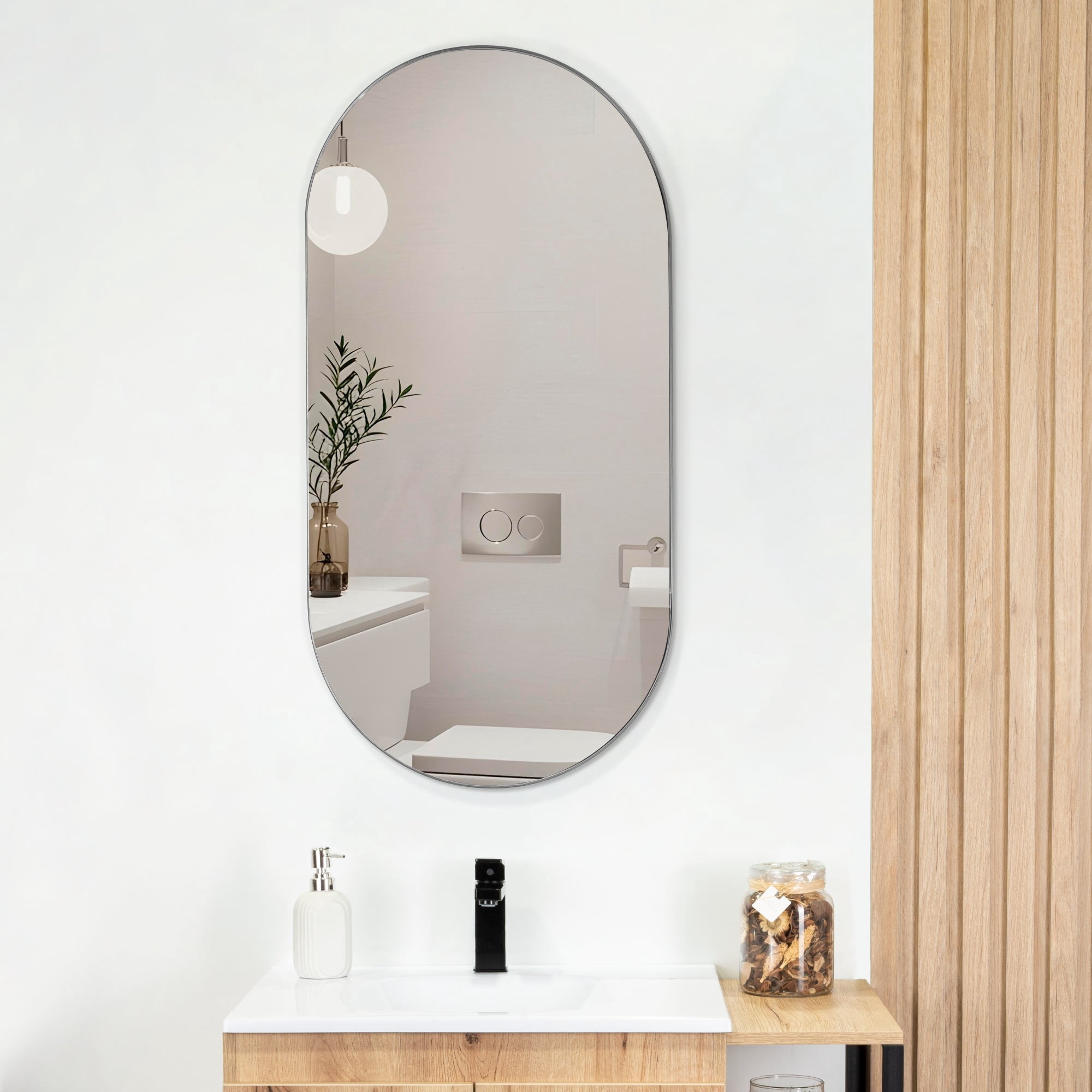 Tuhome - Espejo Gate Rectangular 100x50x3 Cm