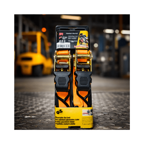 Genérico - Pack 2 Correas De Amarre Con Trinquete Reforzadas Para Carga 4,5 M