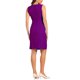 thumbnail image 3 of INSPIRE CHIC Vestido de Mujer para el Trabajo Regreso a Clases Atuendo de Maestra Elegante Sin Mangas Ajustado Lápiz Talla L Morado, 3 of 6