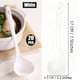 thumbnail image 2 of Cuchara OULIGET 20 uds Desechable de Alta Resistencia 19 cm Blanca, 2 of 7