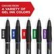 thumbnail image 3 of Bolígrafos de gel Sharpie S-Gel Ultra Fine Point negros, 12 unidades, 3 of 6