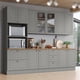 thumbnail image 3 of Mueble Aéreo 2 Puertas Vidrio Línea Americana Gris Home Mobili, 3 of 3
