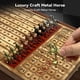 thumbnail image 2 of Juego de mesa de carreras de caballos BzNota, grande, 58 cm, con 11 caballos de metal, 2 of 8