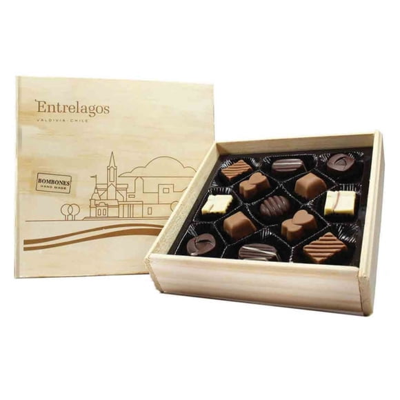 Chocolate Bombón Surtido Madera