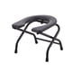 thumbnail image 3 of Asiento De Inodoro Plegable Cómoda Cómoda Junto A La Cama Para Baño Personas Mayores Adultos Altura 30 Cm, 3 of 5
