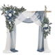 thumbnail image 1 of Planta artificial Ting's time 100 cm azul y blanco – juego de 4, 1 of 7