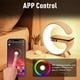 thumbnail image 4 of Soporte de Carga Inalámbrica Multifuncional para Smartphones con Altavoz de Reloj Despertador APP Luz RGB Estación de Carga Rápida, 4 of 10