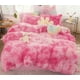 thumbnail image 3 of Cobertor chiporro peludo 2 plazas fucsia jaspeado, 3 of 3