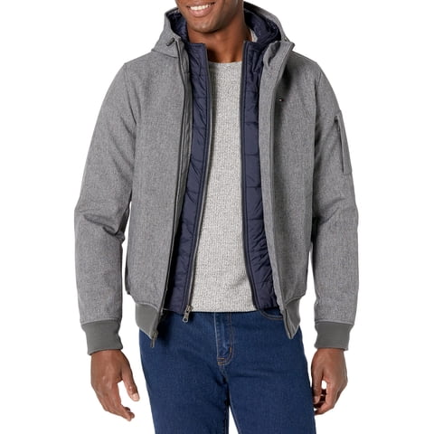 Chaqueta Tommy Hilfiger Para Hombre Con Relleno De Tejido Blando Y Forro De Sherpa