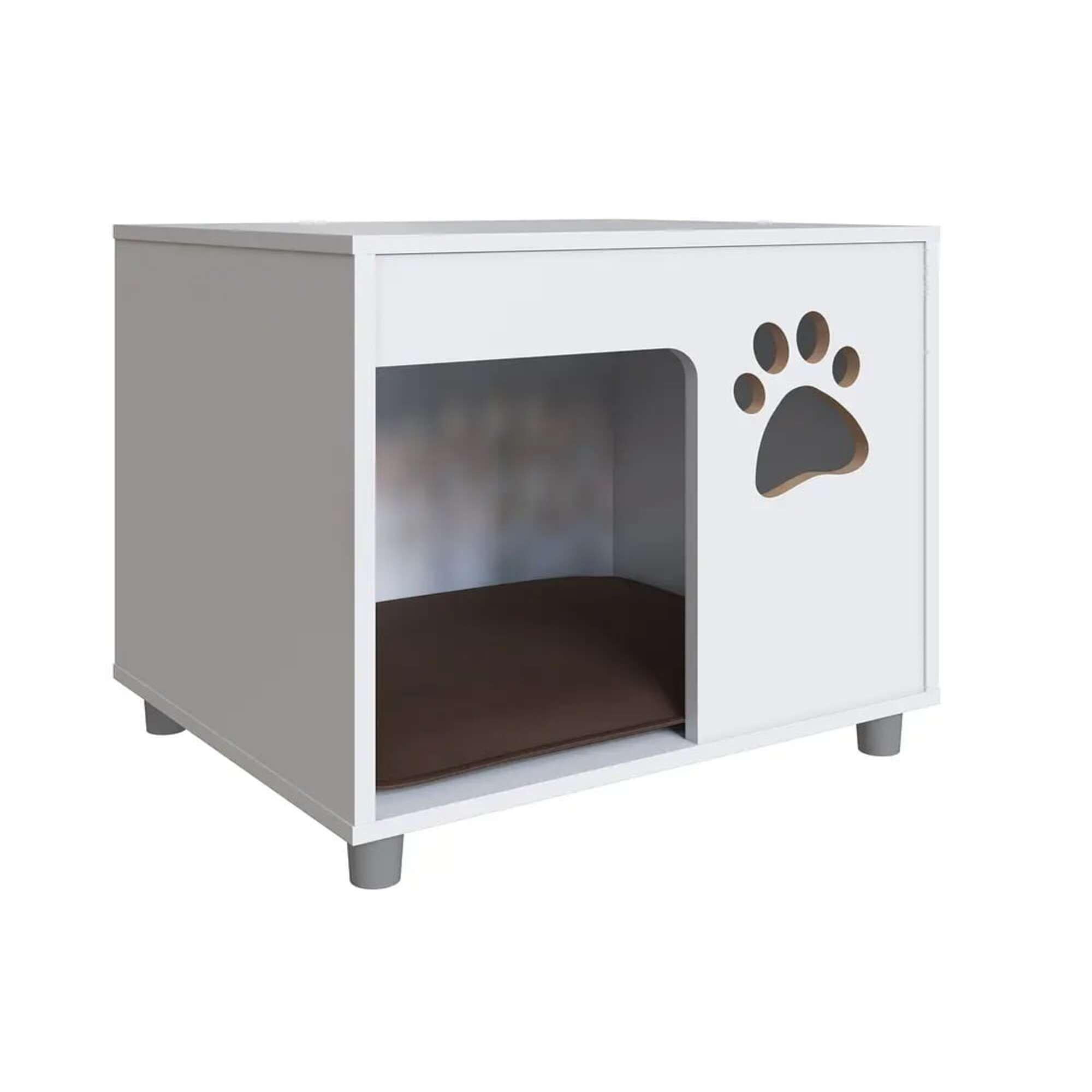 Bedesign - Velador Pet Blanca Para Perro Con Almohada