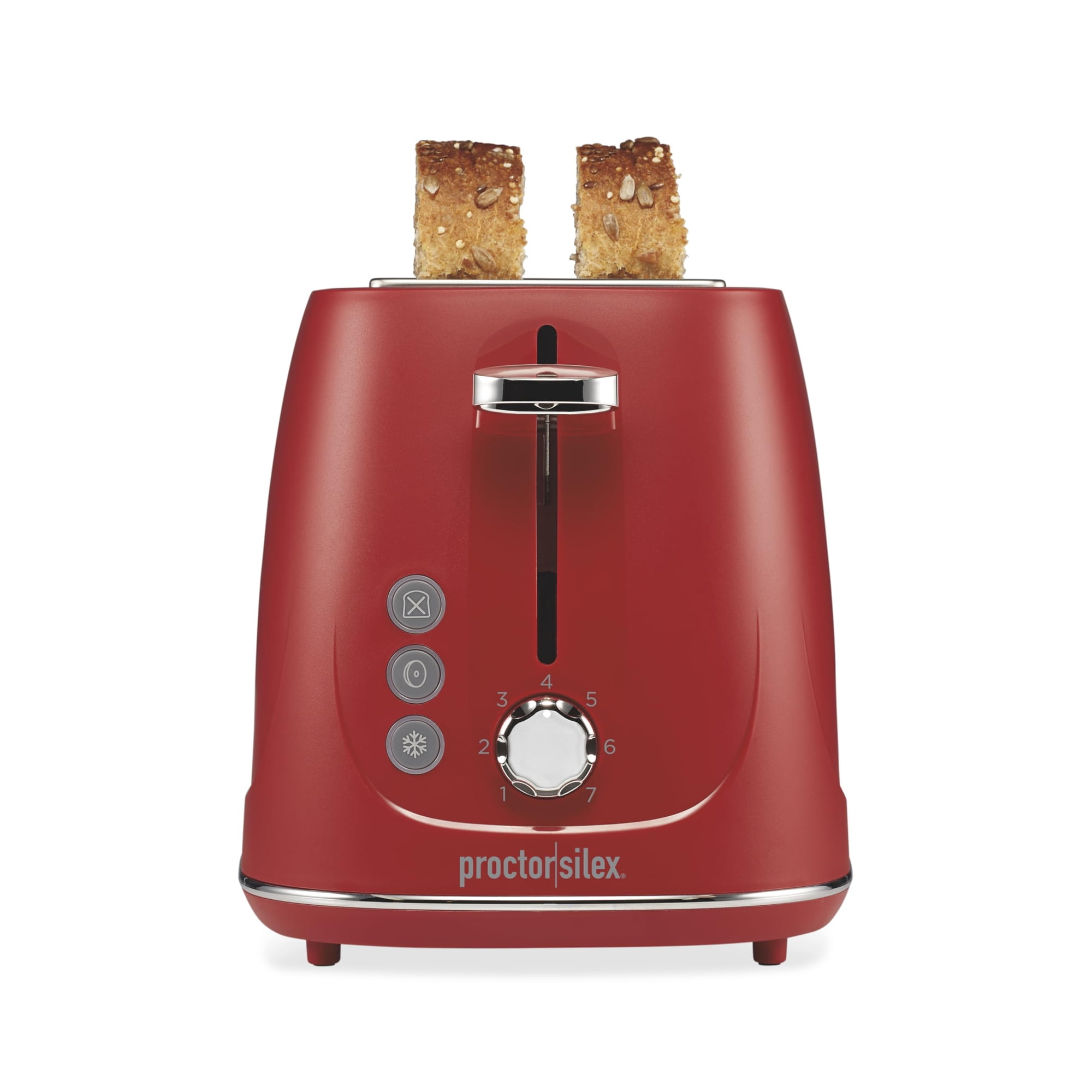 Tostadora Proctor Silex 22661, De Plástico, 2 Rebanadas, Para Bagels, Color Rojo
