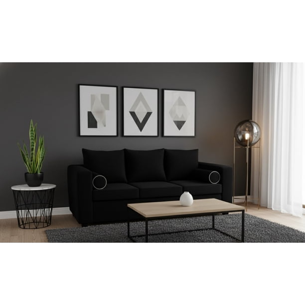 sofa princess 3 cuerpos felpa