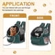 thumbnail image 5 of Uxcell Mochila Portátil para Mascotas Pequeñas con Cubierta Transparente, Verde, 5 of 7