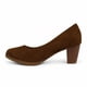 thumbnail image 5 of Zapato de Mujer Formal Gamuza Taco Cónico 2652, 5 of 8