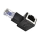 thumbnail image 2 of Adaptador Ethernet Cat6 8P8C Macho/hembra De 90 Grados Para Conmutadores, Concentradores, Enrutadores, 2 of 5