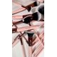 thumbnail image 3 of Set de Brochas de Maquillaje C‑LUX 24 Piezas Rosa Oro Sintéticas, 3 of 4