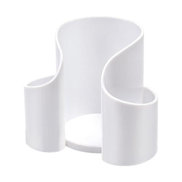 Dispensador De Hisopos, Organizador De Maquillaje Rellenable Para Hilo Dental, Bolitas De Algodón, Color Blanco